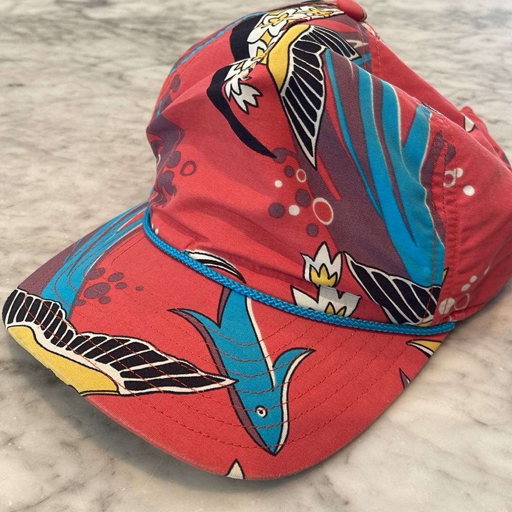 Patagonia Wavefarer Colorful Red Patterned Cap